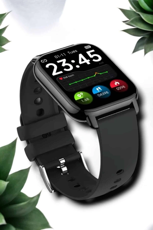 Suya Dayanıklı Bluetooth Akıllı Saat GPS, Adımsayar, Nabız & Sağlık Takibi