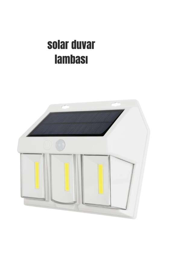 Suya Dayanıklı Solar Duvar Lambası – Akıllı Gece Sensörlü Işık