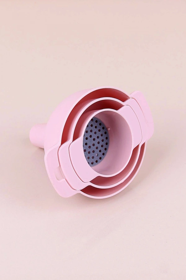 Süzgeçli 3 lü Huni Seti