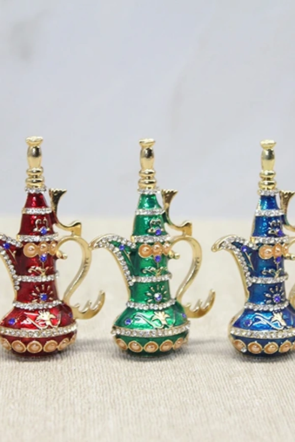 Swarovski Taşlı Minik Figür - Mini İbrik Model 2