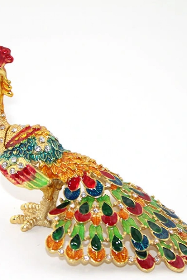 Swarovski Taşlı Tavuskuşu Model 1