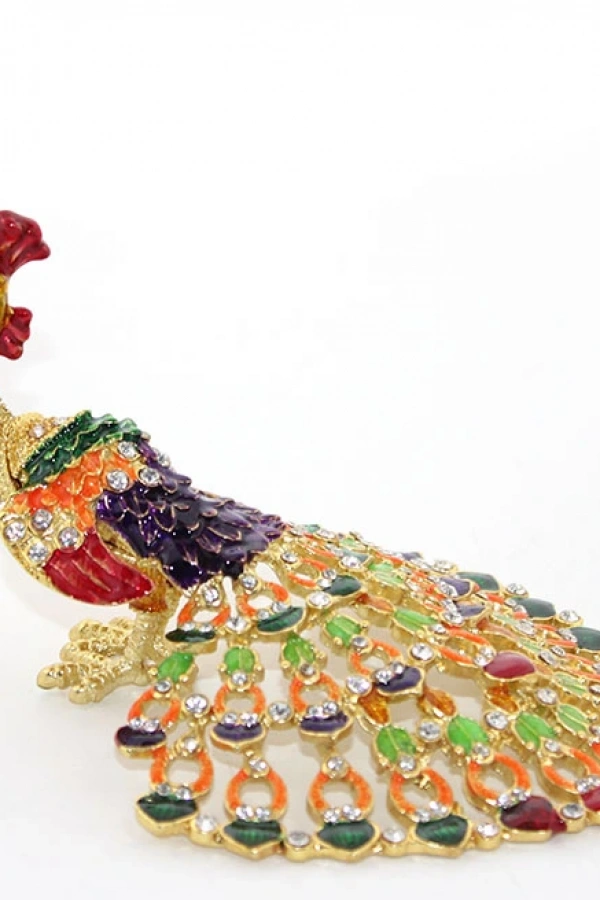 Swarovski Taşlı Tavuskuşu Model 2