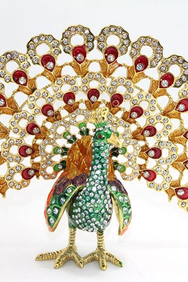 Swarovski Taşlı Tavuskuşu Model 3