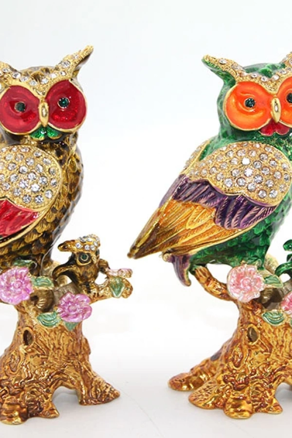 Swarovski Taşlı Tekli Baykuş