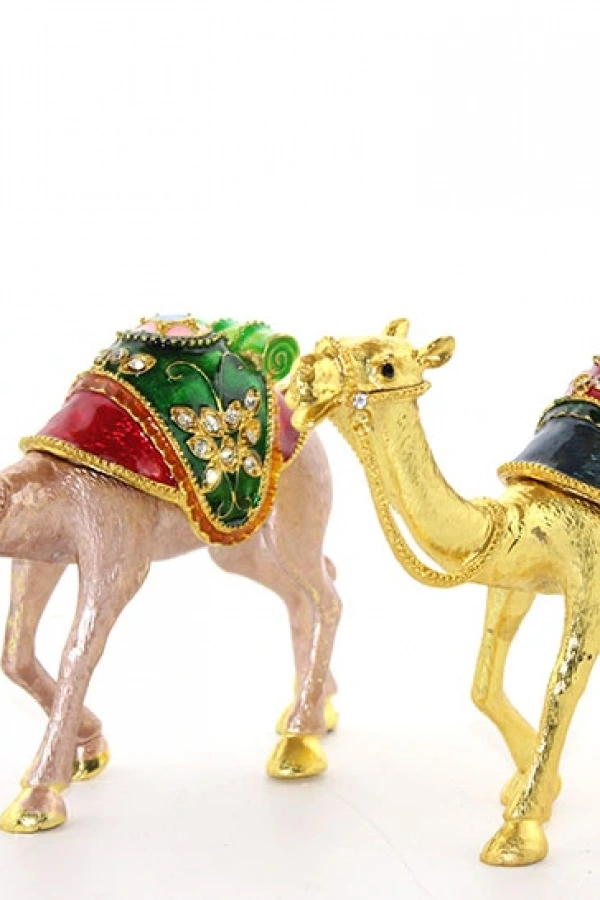 Swarovski Taşlı Tekli Deve Figürü Model 6