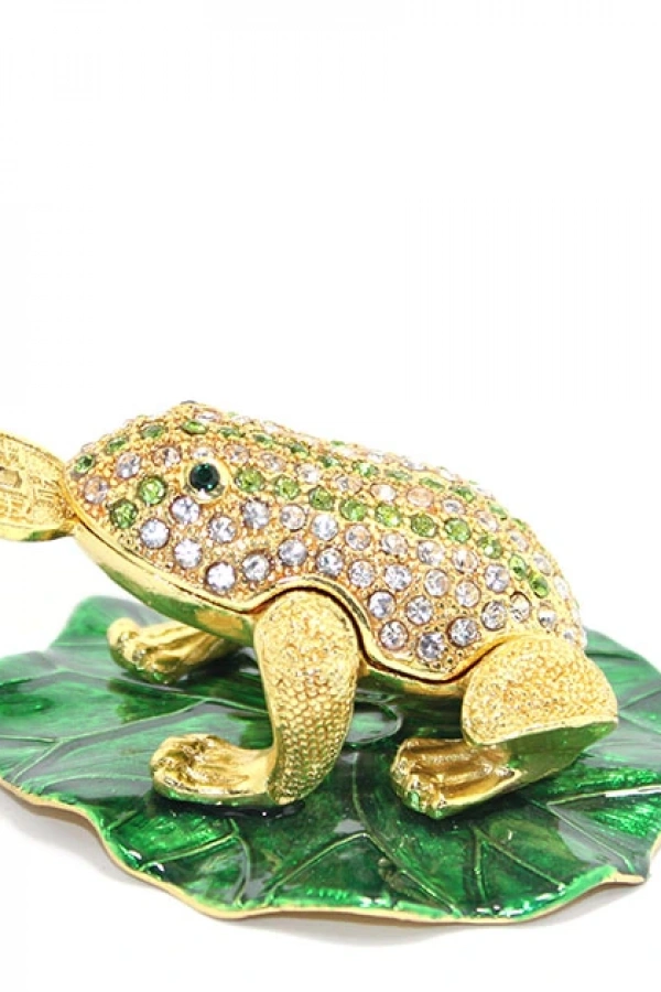 Swarovski Taşlı Tekli Kurbağa Model 2