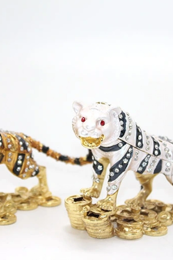 Swarovski Taşlı Tekli Leopar Model 2