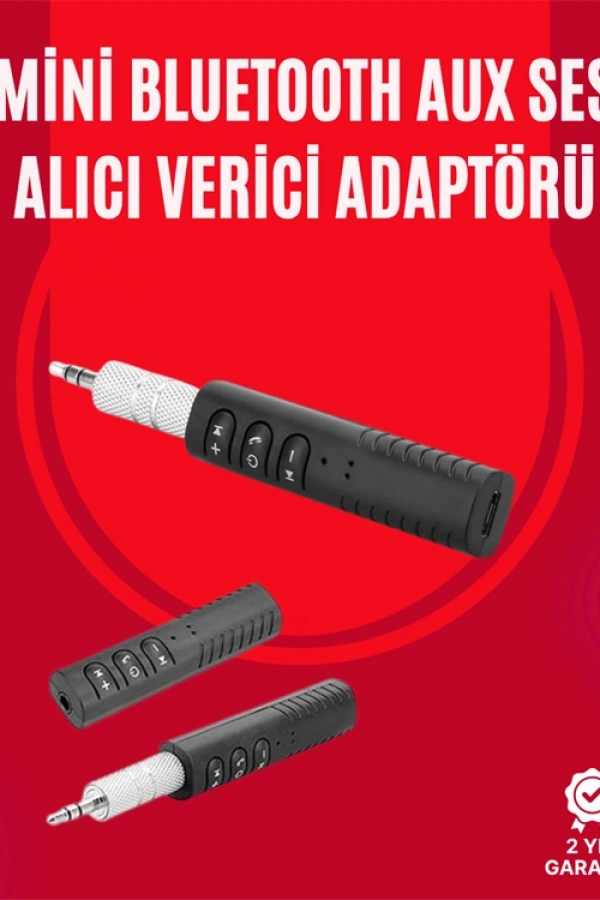 Taşınabilir Bluetooth Ses Alıcısı | 30 Dk Şarj, 4 Saat Kullanım, Geri Klipsli