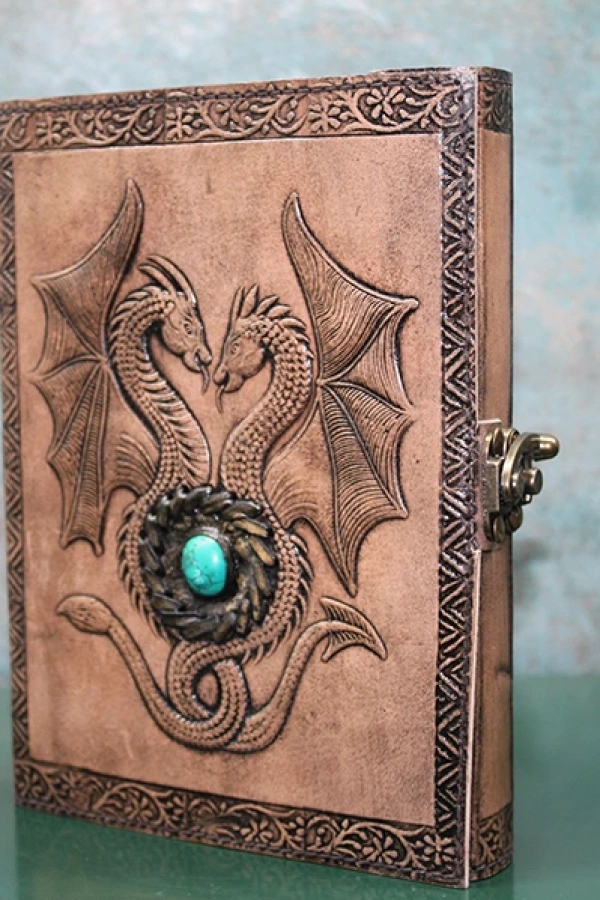 Taşlı Deri Defter Model 8