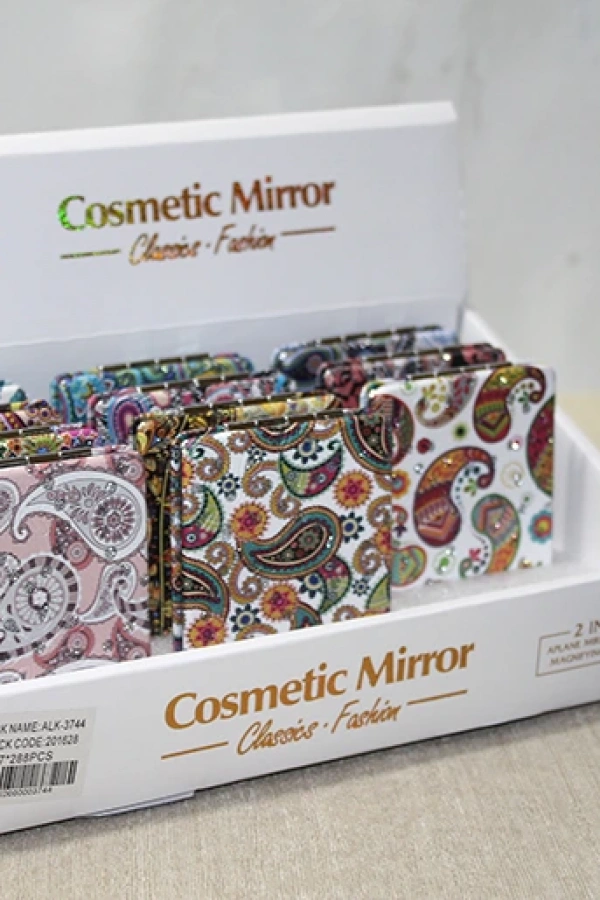 Taşlı El Aynası Dikdörtgen İnce Model 5