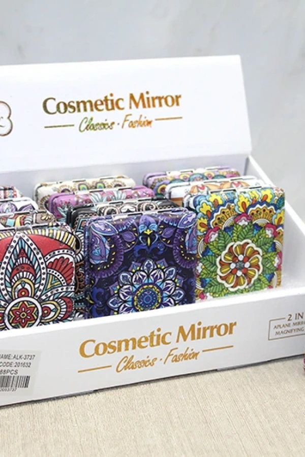 Taşlı El Aynası Dikdörtgen Kalın Model 1