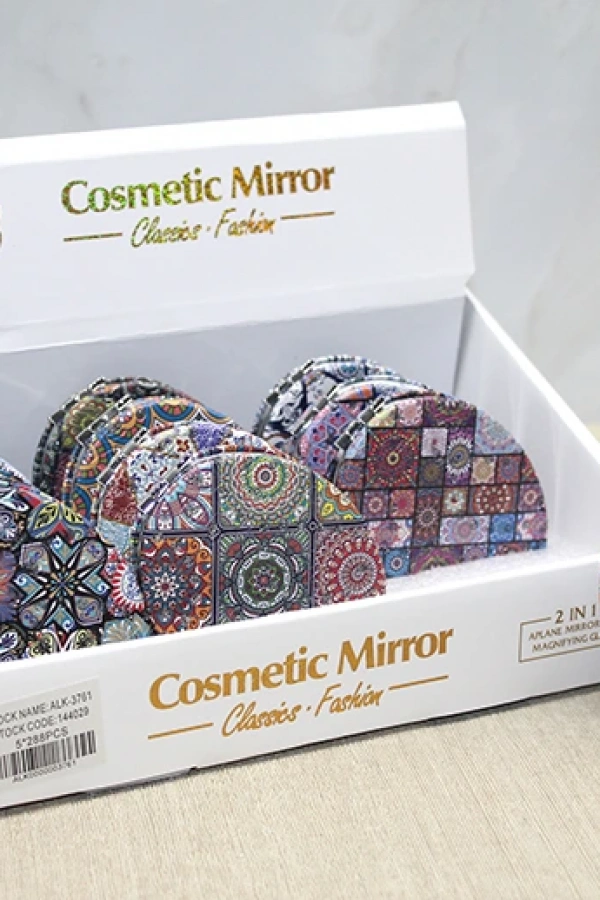 Taşlı El Aynası Oval İnce Model 1