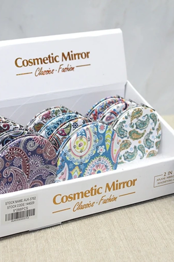 Taşlı El Aynası Oval İnce Model 2