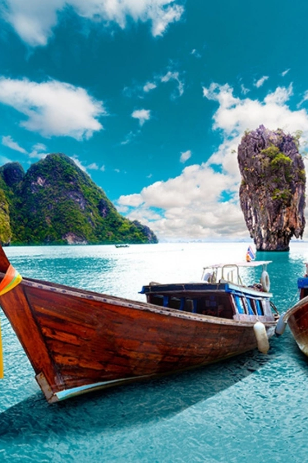 Tayland Bond Adası Kanvas Tablo 60 x 120