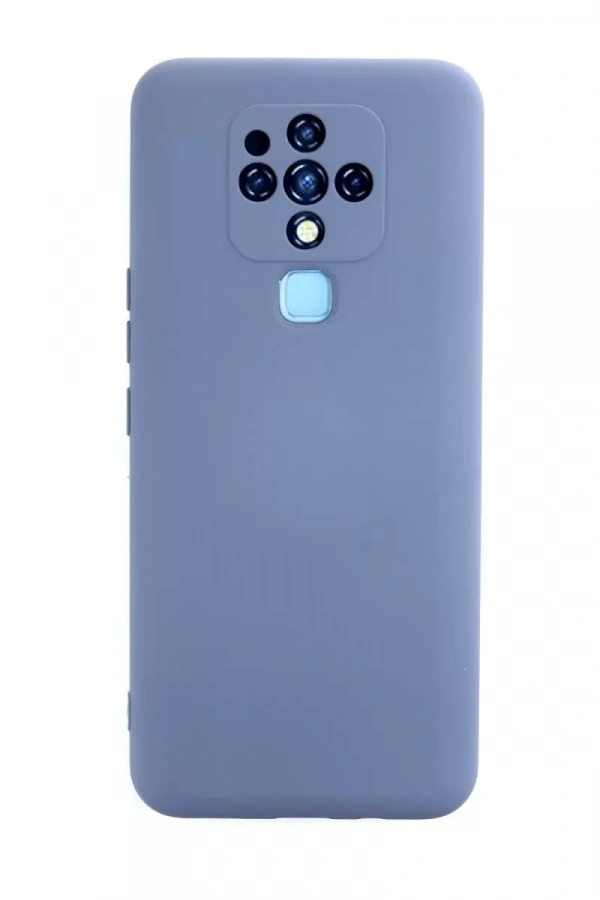 Tecno Camon 16 Kılıf Nano içi Kadife Silikon - Gri