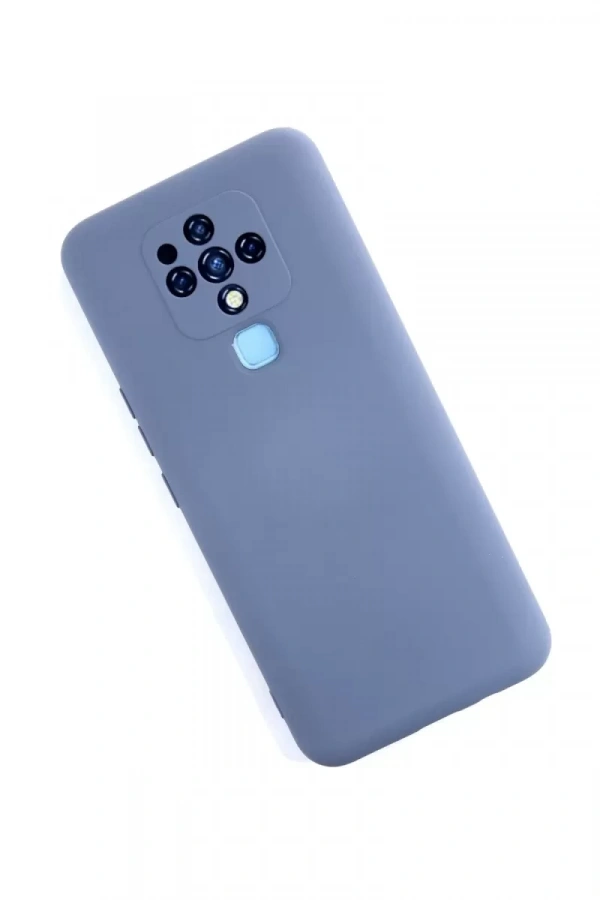 Tecno Camon 16 Kılıf Nano içi Kadife Silikon - Gri