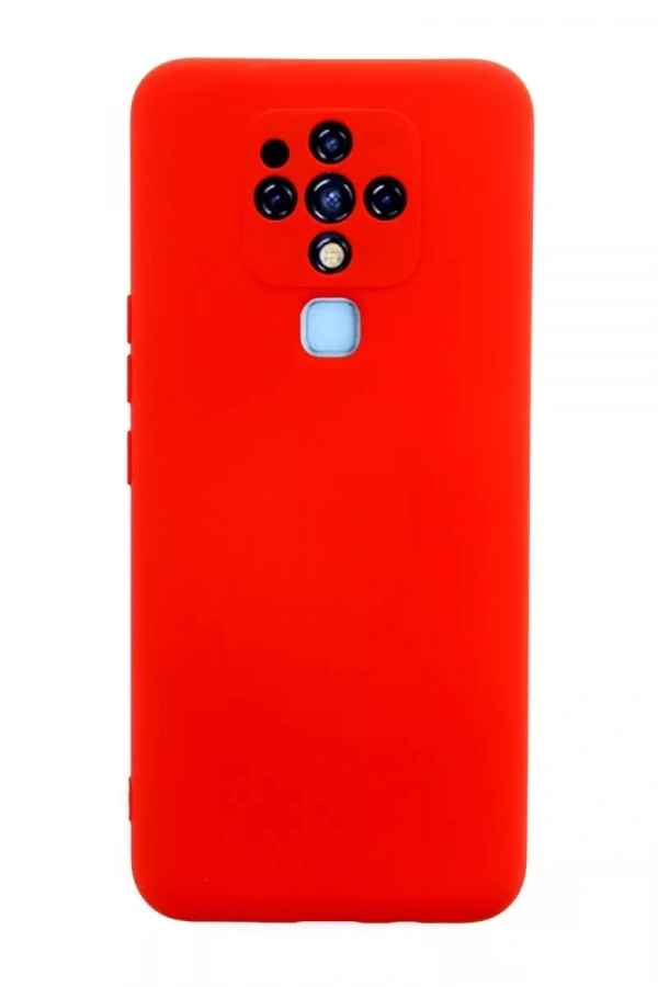 Tecno Camon 16 Kılıf Nano içi Kadife Silikon - Kırmızı
