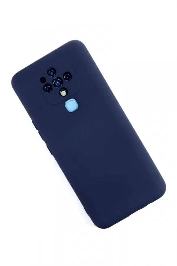 Tecno Camon 16 Kılıf Nano içi Kadife Silikon - Lacivert