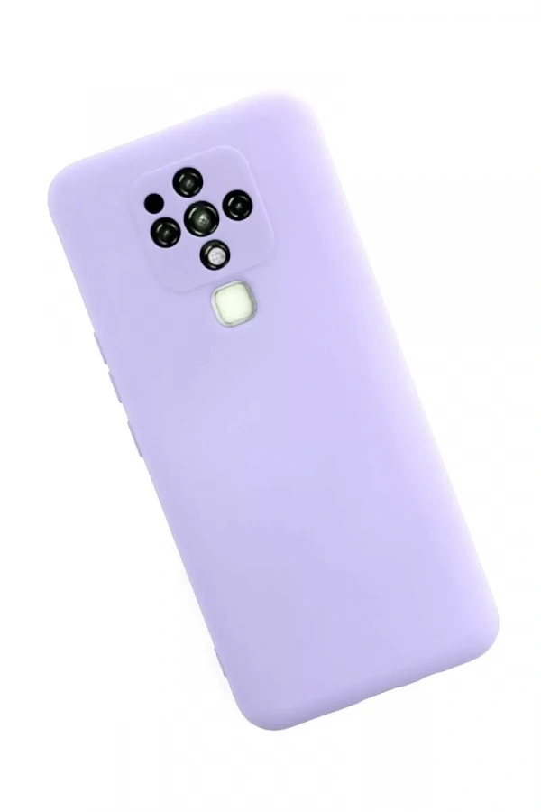 Tecno Camon 16 Kılıf Nano içi Kadife Silikon - Lila