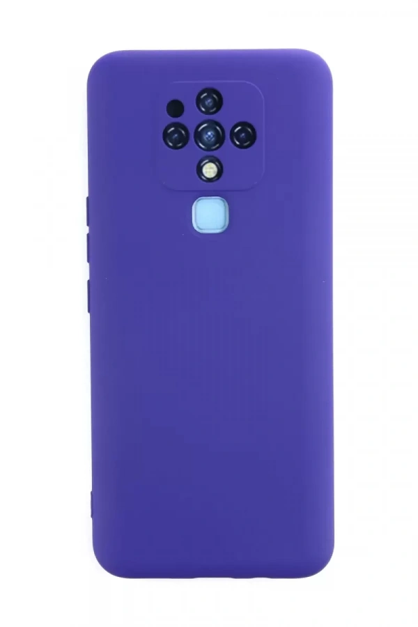 Tecno Camon 16 Kılıf Nano içi Kadife Silikon - Mor