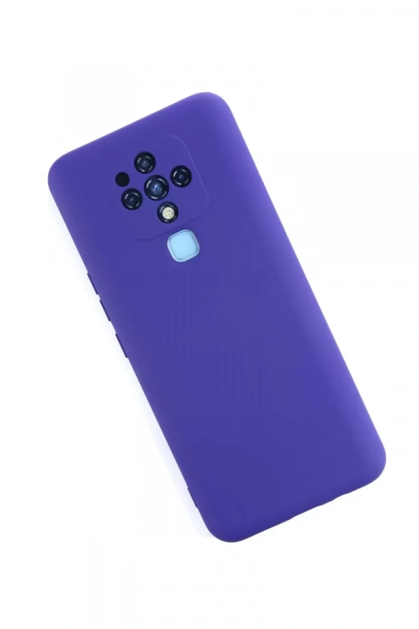 Tecno Camon 16 Kılıf Nano içi Kadife Silikon - Mor
