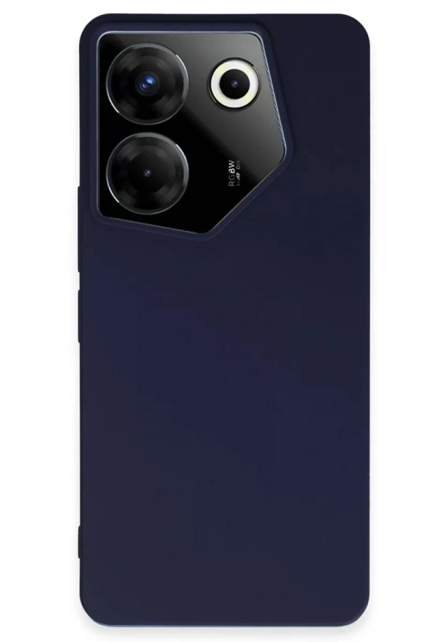 Tecno Camon 20 Pro 5G Kılıf First Silikon - Lacivert