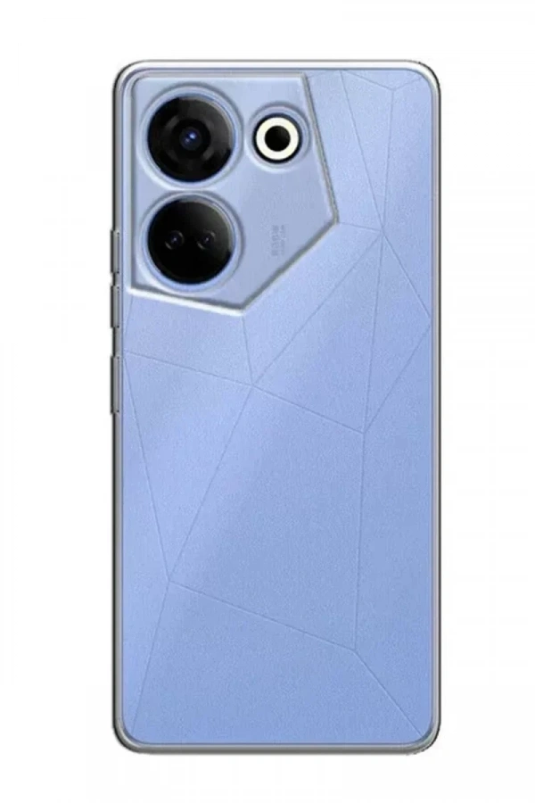 Tecno Camon 20 Pro 5G Kılıf Lüx Şeffaf Silikon