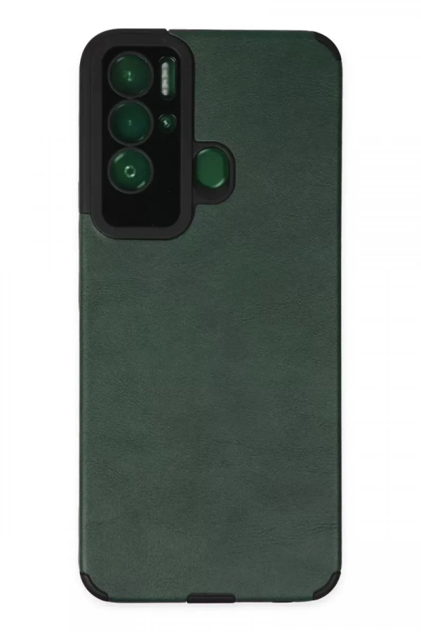 Tecno Pova Neo Kılıf Loop Deri Silikon - Yeşil