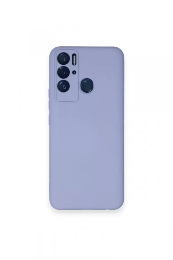 Tecno Pova Neo Kılıf Nano içi Kadife Silikon - Lila