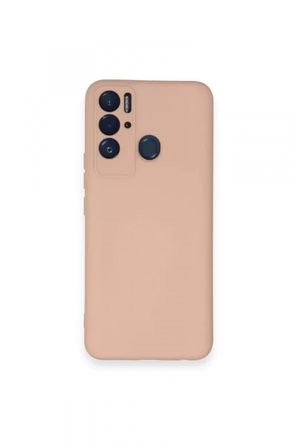 Tecno Pova Neo Kılıf Nano içi Kadife Silikon - Pudra