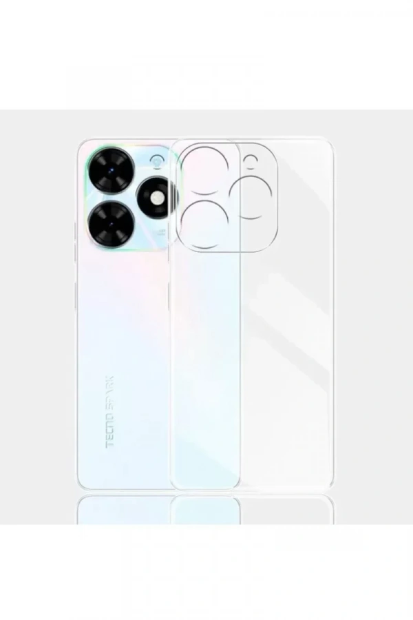 Tecno Spark Go 2024 Kılıf Lüx Şeffaf Silikon