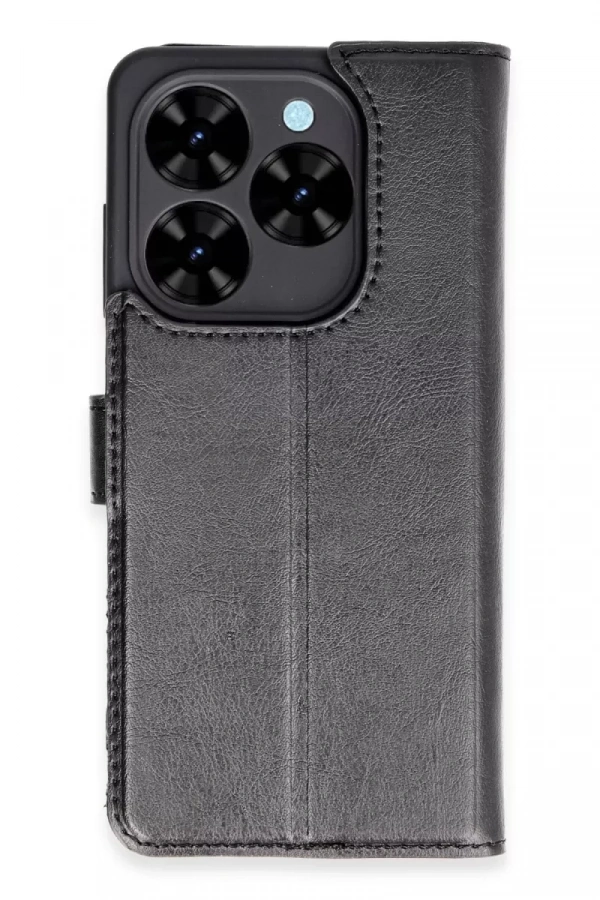 Tecno Spark Go 2024 Kılıf Trend S Plus Kapaklı Kılıf - Siyah