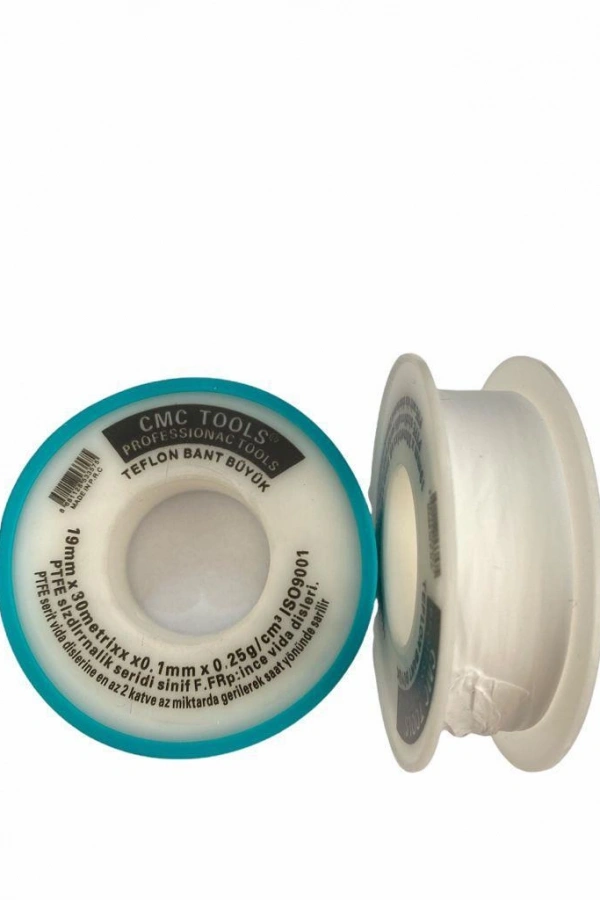 Teflon Bant Büyük 30 Metre 19 mm