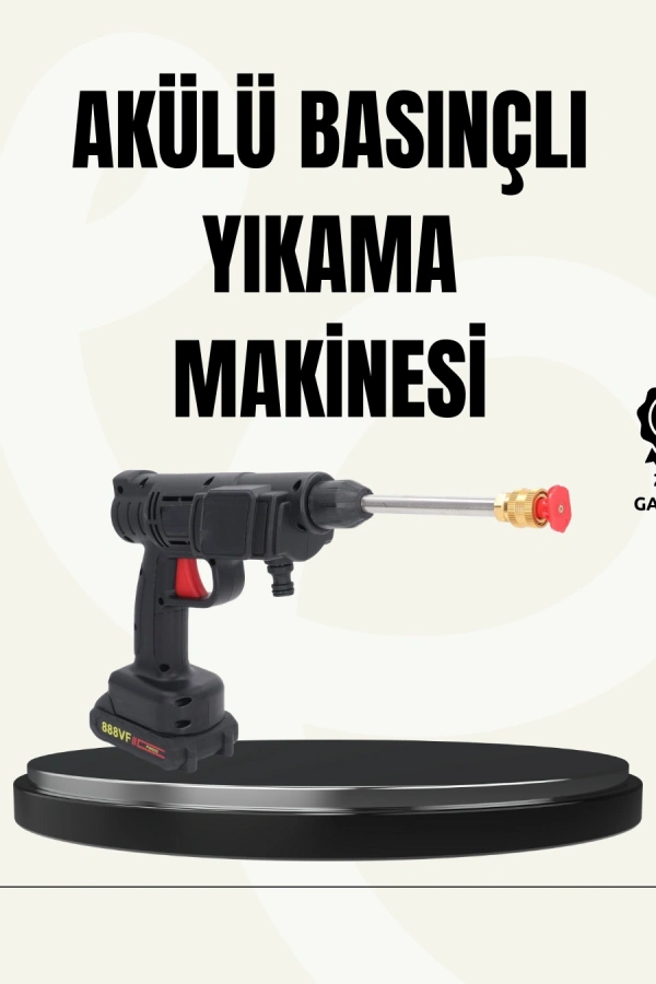 TEK BATARYALI 48V Şarjlı Basınçlı Yıkama Makinesi