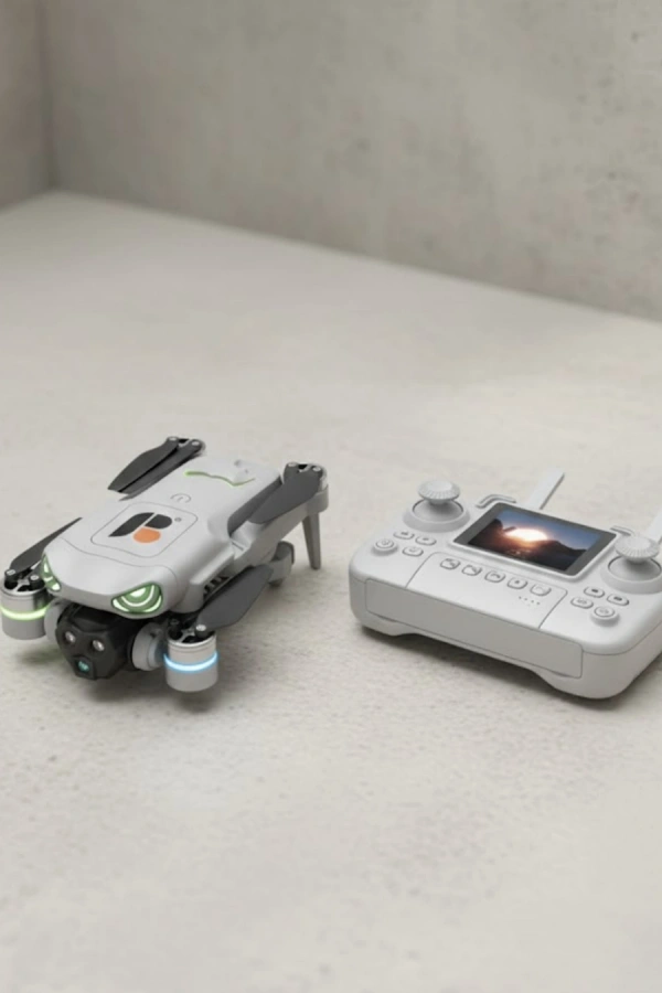 Tek Tuşla Kalkış İniş Özellikli Katlanabilir Drone