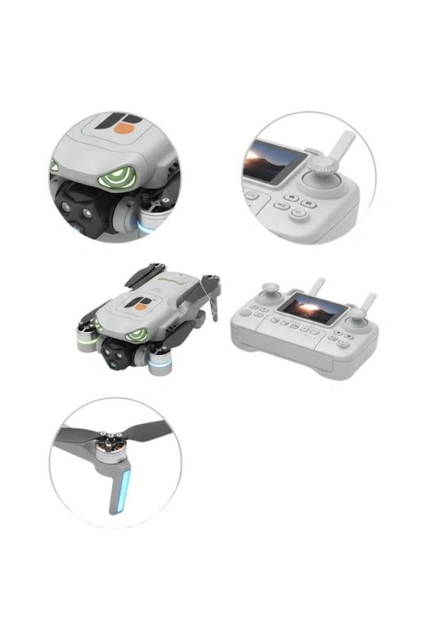 Tek Tuşla Kalkış İniş Özellikli Katlanabilir Drone