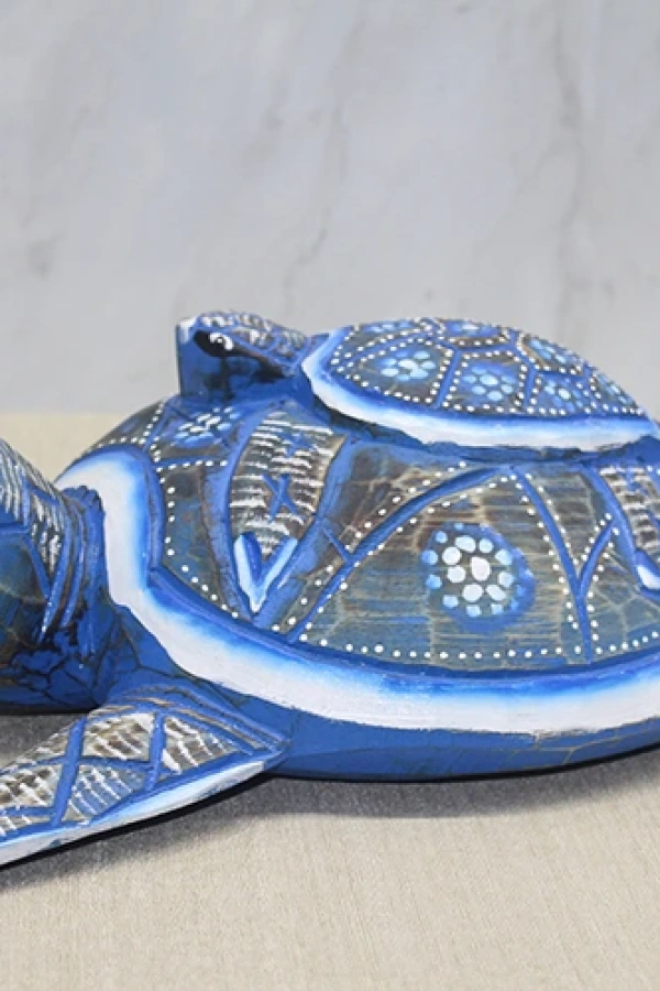 Tekli Ahşap Kaplumbağa