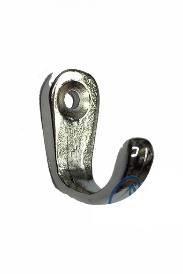 Tekli Anahtar, Bijuteri, Vitrin, Dekor Askısı - Nikel, 10x18x22 mm