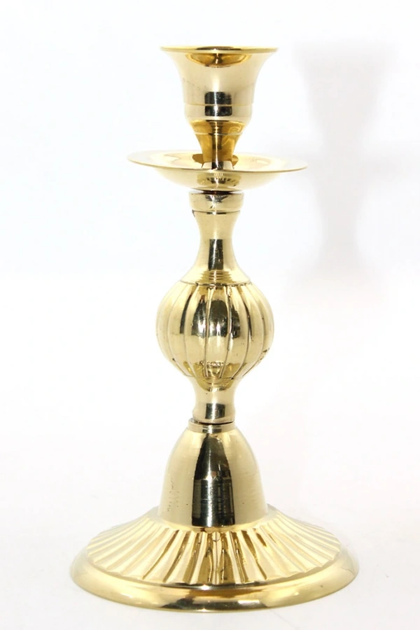 Tekli Pirinç Şamdan Model 3