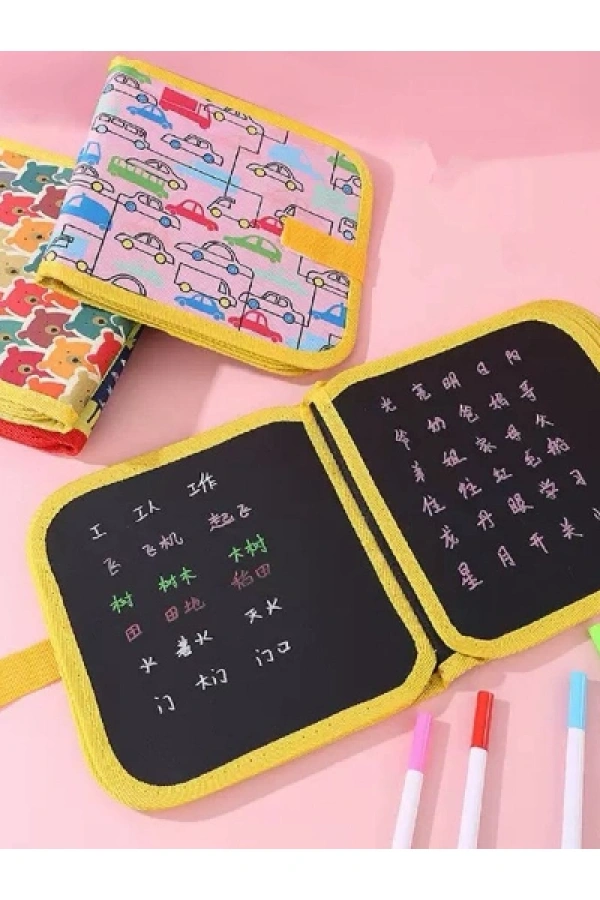 Temizlenebilir Renkli Çizim Defteri