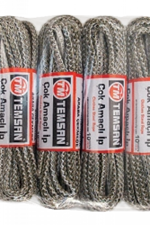 Temsan 10 mt Çok Amaçlı İp 12li