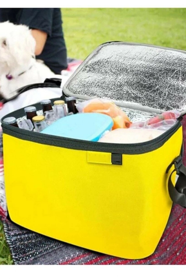 Termos Çanta - Piknik Çantası Buz Aküsü Hediyeli 40LT