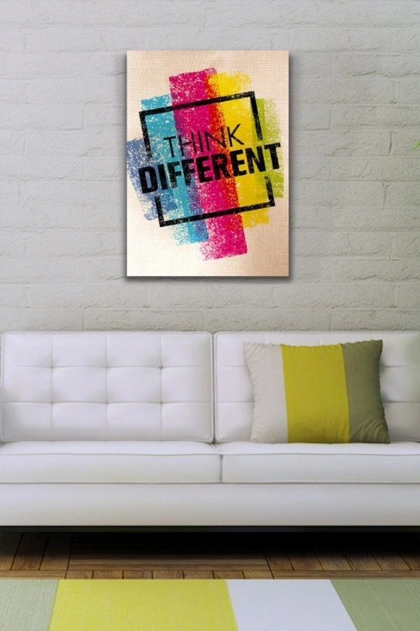 Think Different Afiş Kanvas Tablo 50 x 70