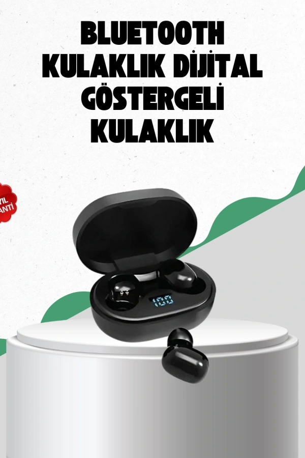 Titanyum Hoparlörlü Kablosuz Bluetooth Kulaklık