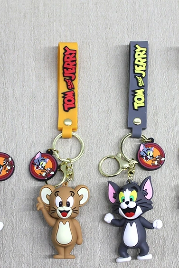 Tom Ve Jerry Silikon Anahtarlık