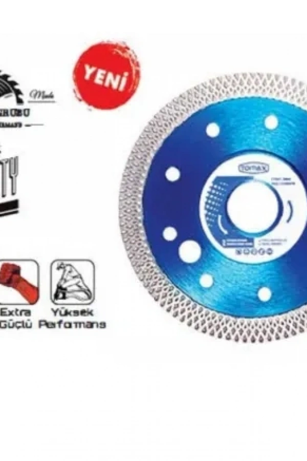 Tomax Çapraz Dişli Hassas Kesim Disk - 115x1,3 mm