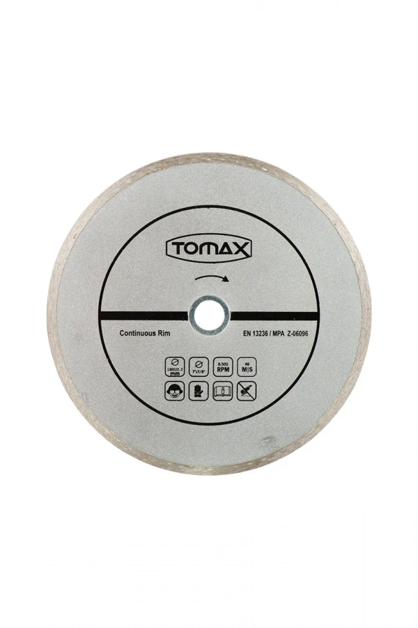 Tomax Sürekli Elmas Fayans Kesici Disk - 180x2,2x22