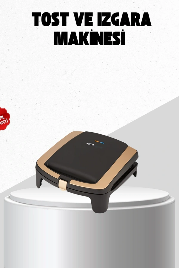 Tost Makinesi Ev Tipi Pratik Kullanım 4 Tost Kapasiteli