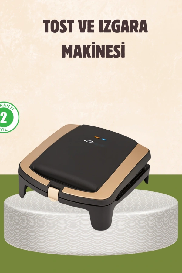 Tost Makinesi Isı Kontrollü 4 Dilim Kapasiteli