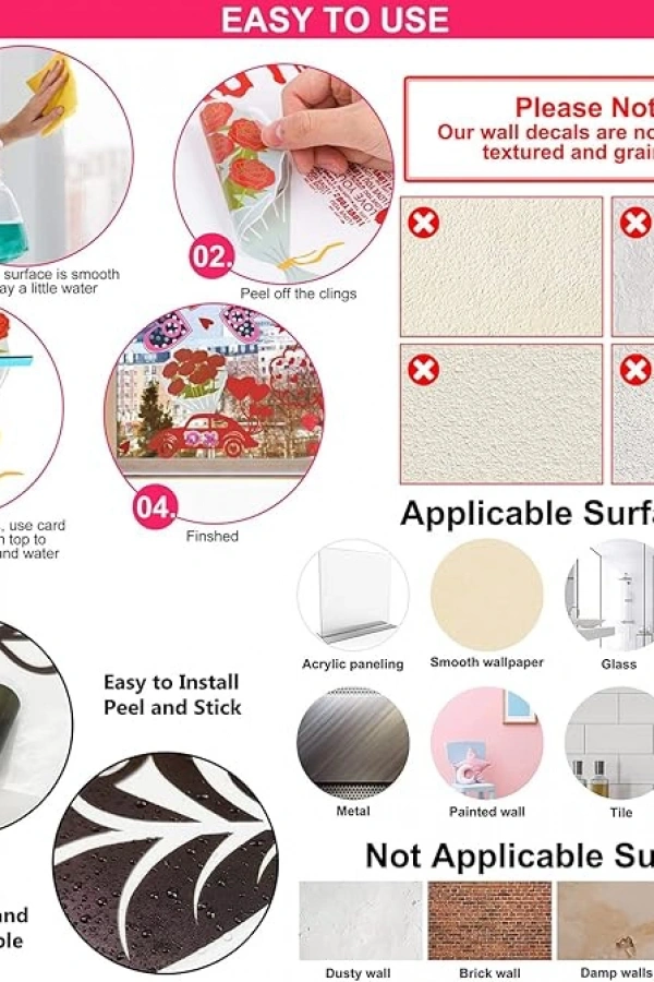 Tropikal Bitkiler Duvar Stickerı Model A